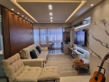 Apartamento Todo Mobiliado, 3 Su�tes Plenas, 2 Vagas, 103m�